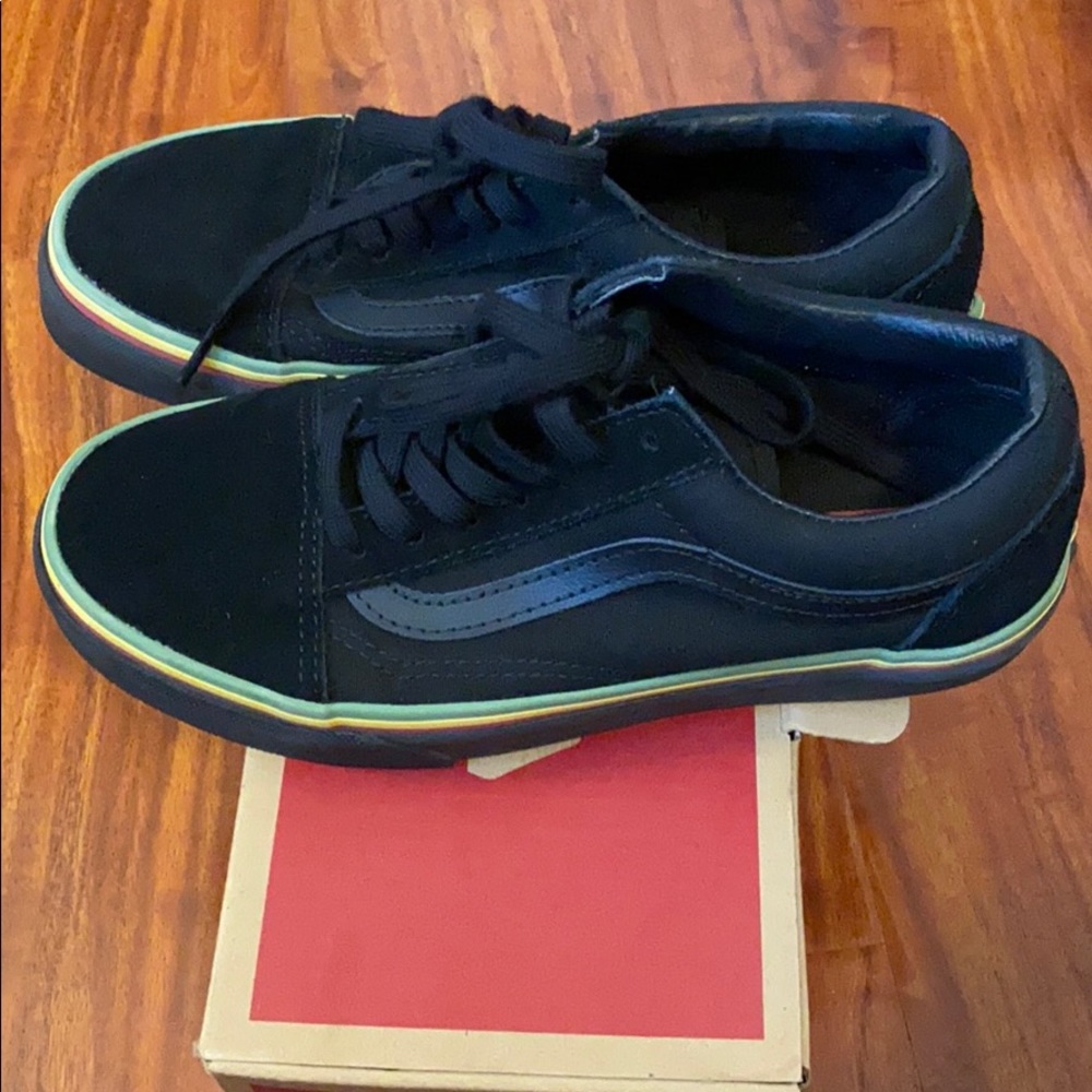 Old Skool Vans - (RASTA) - Picture 2 of 3